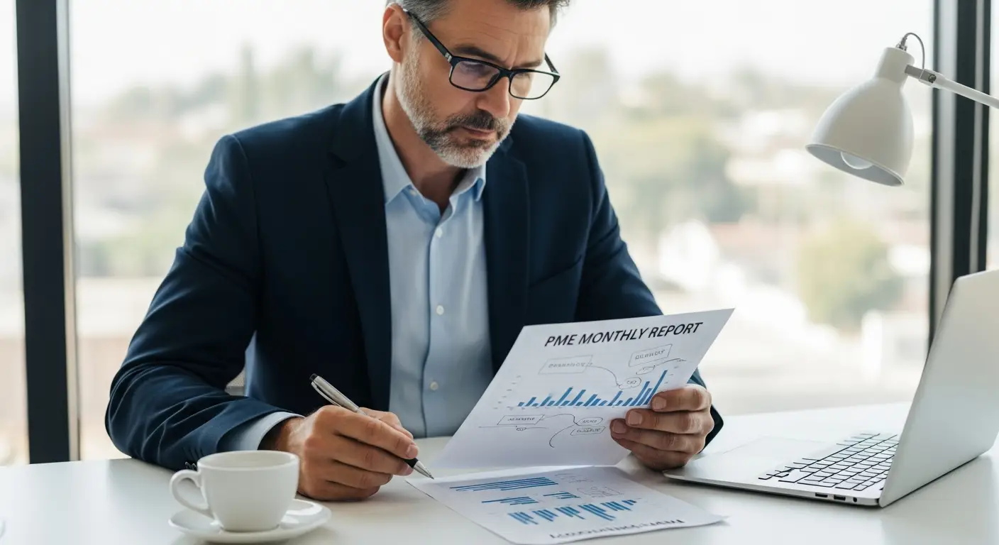 Reporting mensuel dirigeant PME : que mettre, que retirer